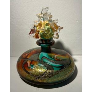 Flacon Parfum Verre Soufflé Raymond Branlé 1940 école Biot