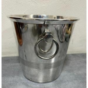 50's Silver Metal Champagne Bucket