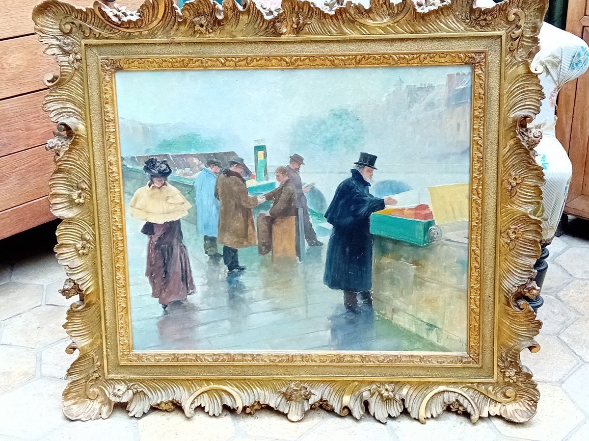 Tableau, Les Bouquinistes à Paris