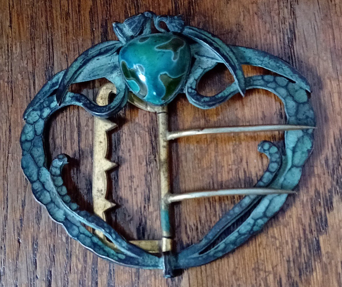 Art Nouveau Period Belt Buckle