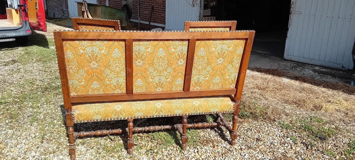 Pair Of Louis XIII Style Armchairs-photo-3