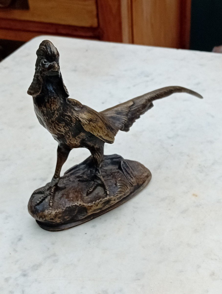 Small Animal Bronze "pheasant"