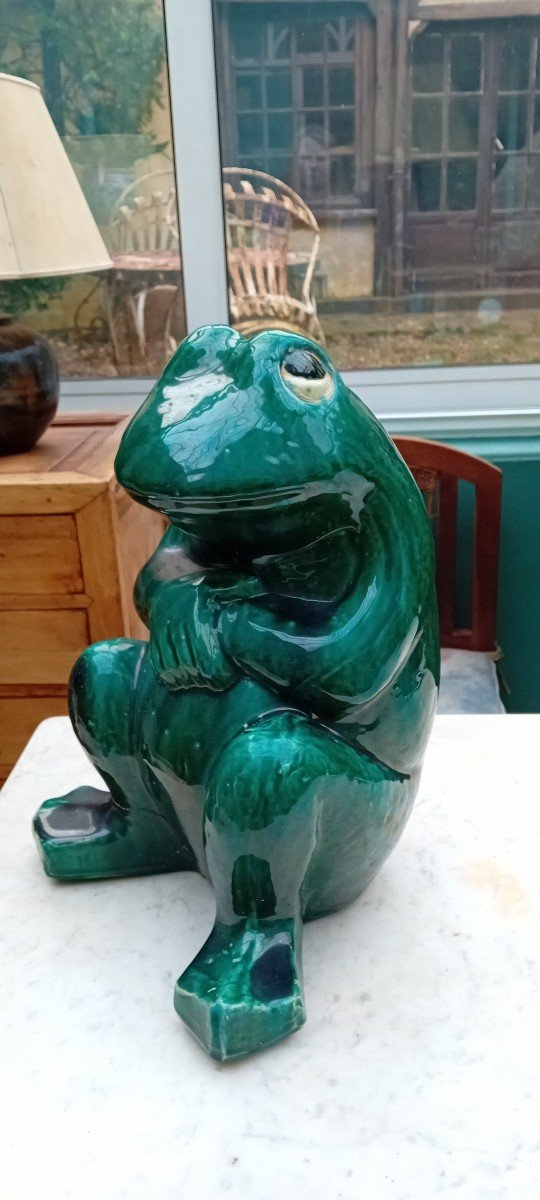 Large Ceramic Frog-photo-2