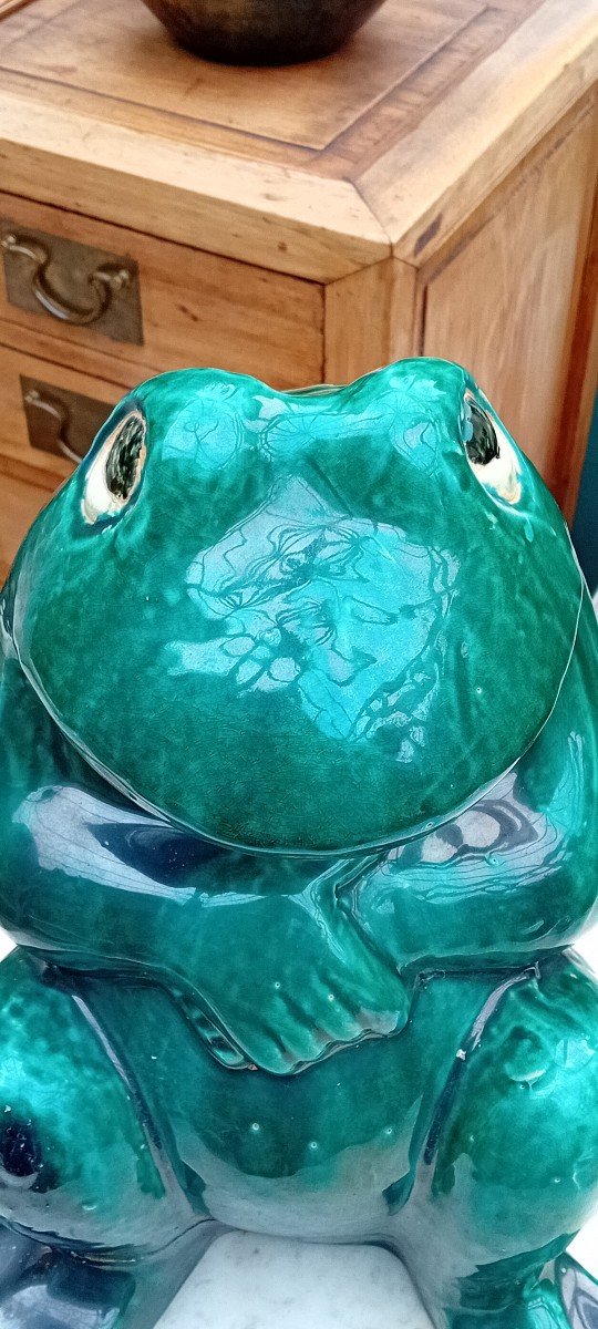 Large Ceramic Frog-photo-5