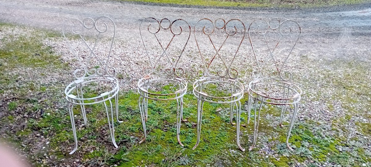 Chaises De Jardin En Fer-photo-2