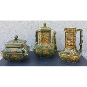 Choisy Le Roi Service -hippolyte Boulenger Chinese Earthenware 