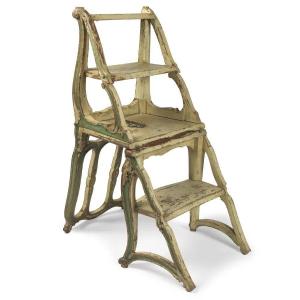 Rare And Beautiful Stepladder Chair