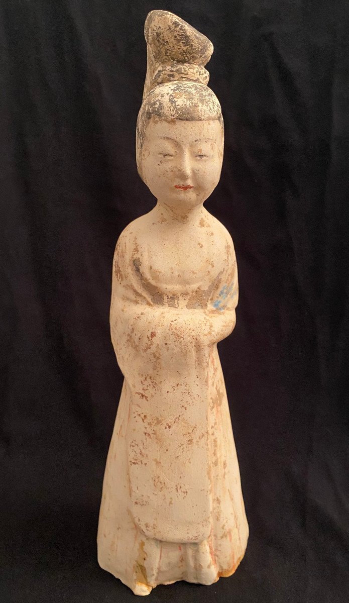 Statuette En Terre Cuite Dynastie Tang