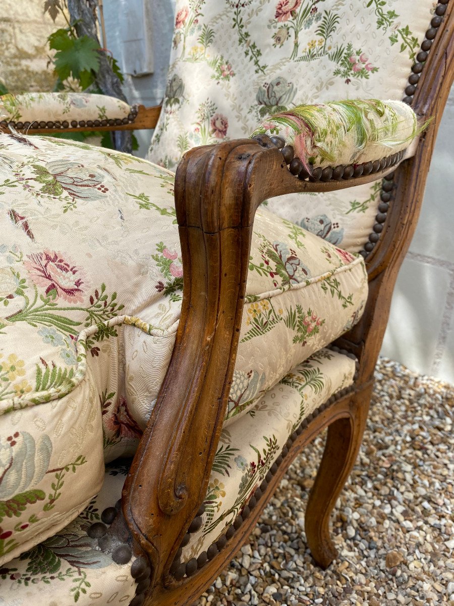 Suite Of 4 Louis XV Armchairs-photo-1