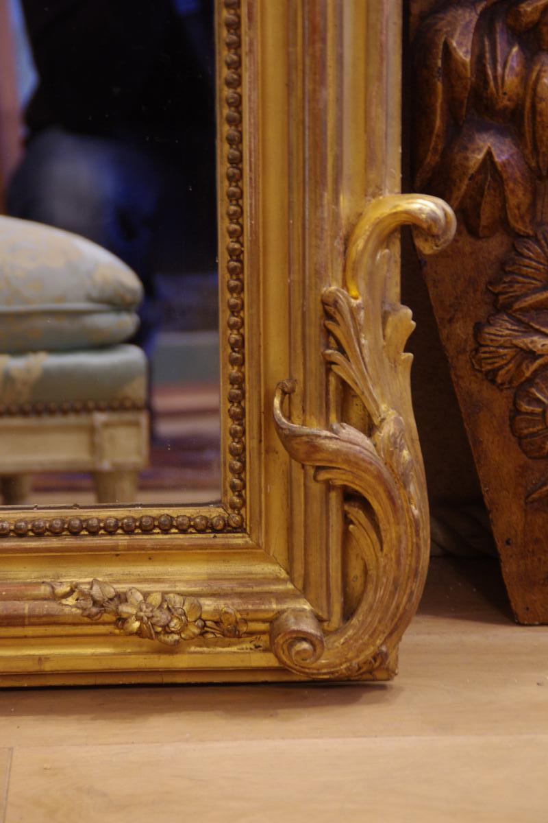 Important Miroir De Style Louis Xv