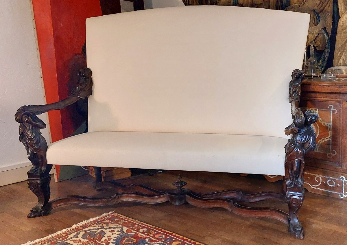 Venetian Sofa From The End Of The Nineteenth Century