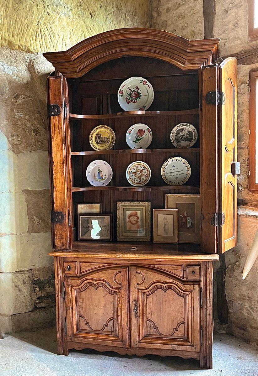 Double-evolution Two-body Sideboard. Stamped Jbm, 18th Century-photo-3