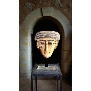 Sarcophagus Mask. Ancient Egypt . 331-32 Bc 