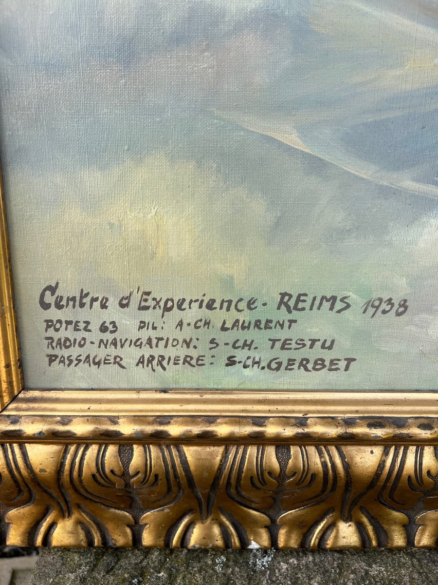 Aviation Painting 1938 Reims Experience Center-photo-3