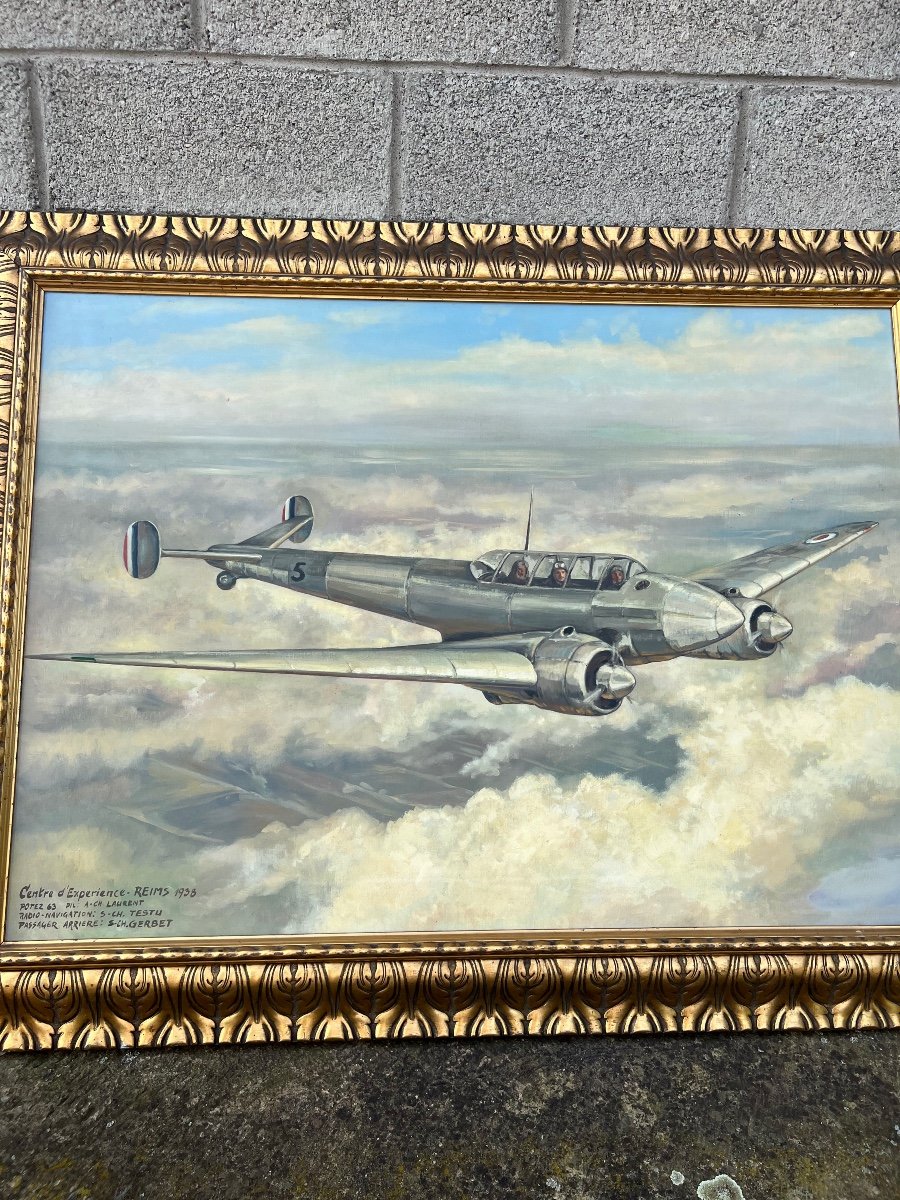 Aviation Painting 1938 Reims Experience Center-photo-4