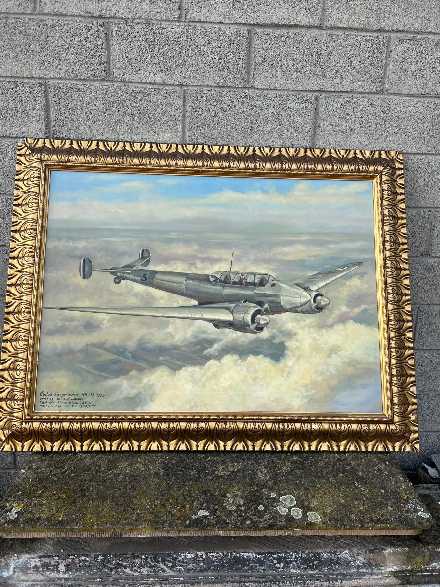 Aviation Painting 1938 Reims Experience Center-photo-7