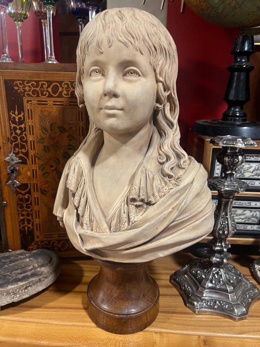 Terracotta Bust Of The Dauphin Louis XVII-photo-1