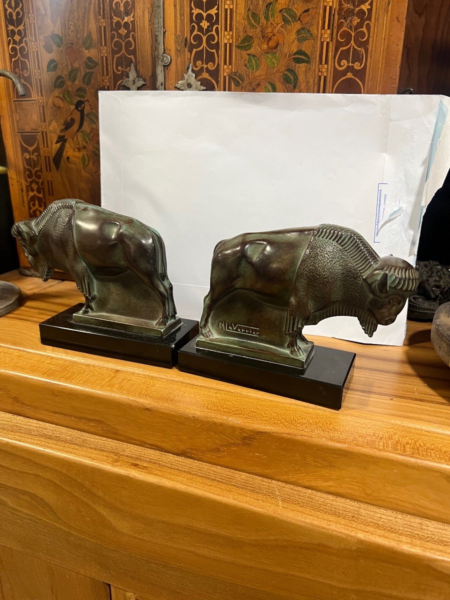 Pair Of Art Deco Bookends By Max Le Verrier