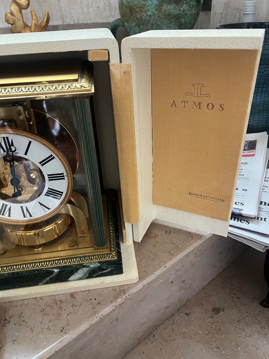 Jaeger-lecoultre Atmos 50001 Empire Clock In Its Box-photo-3