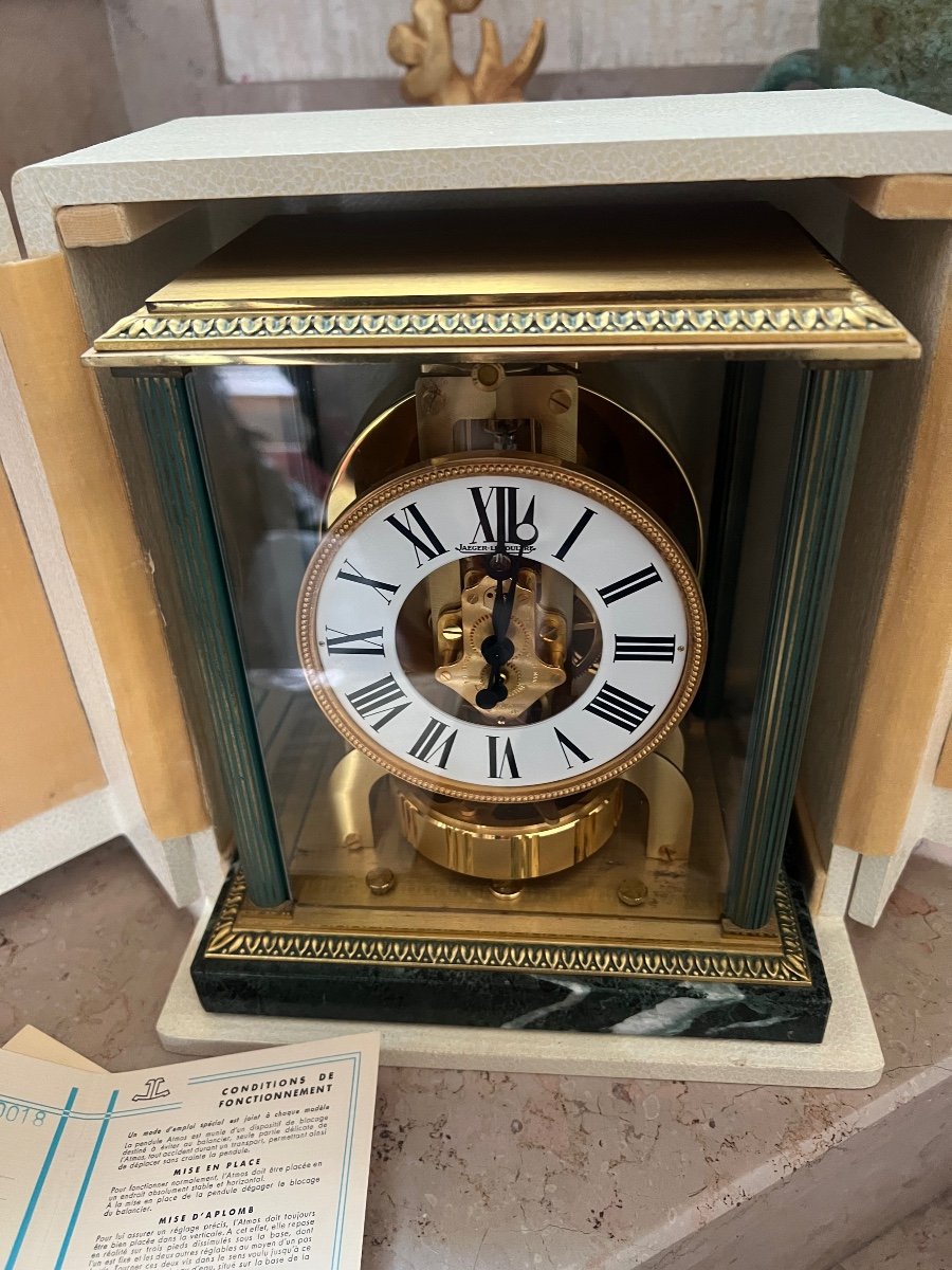 Jaeger-lecoultre Atmos 50001 Empire Clock In Its Box-photo-5