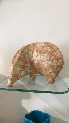 Ceramic Boar By Mougin