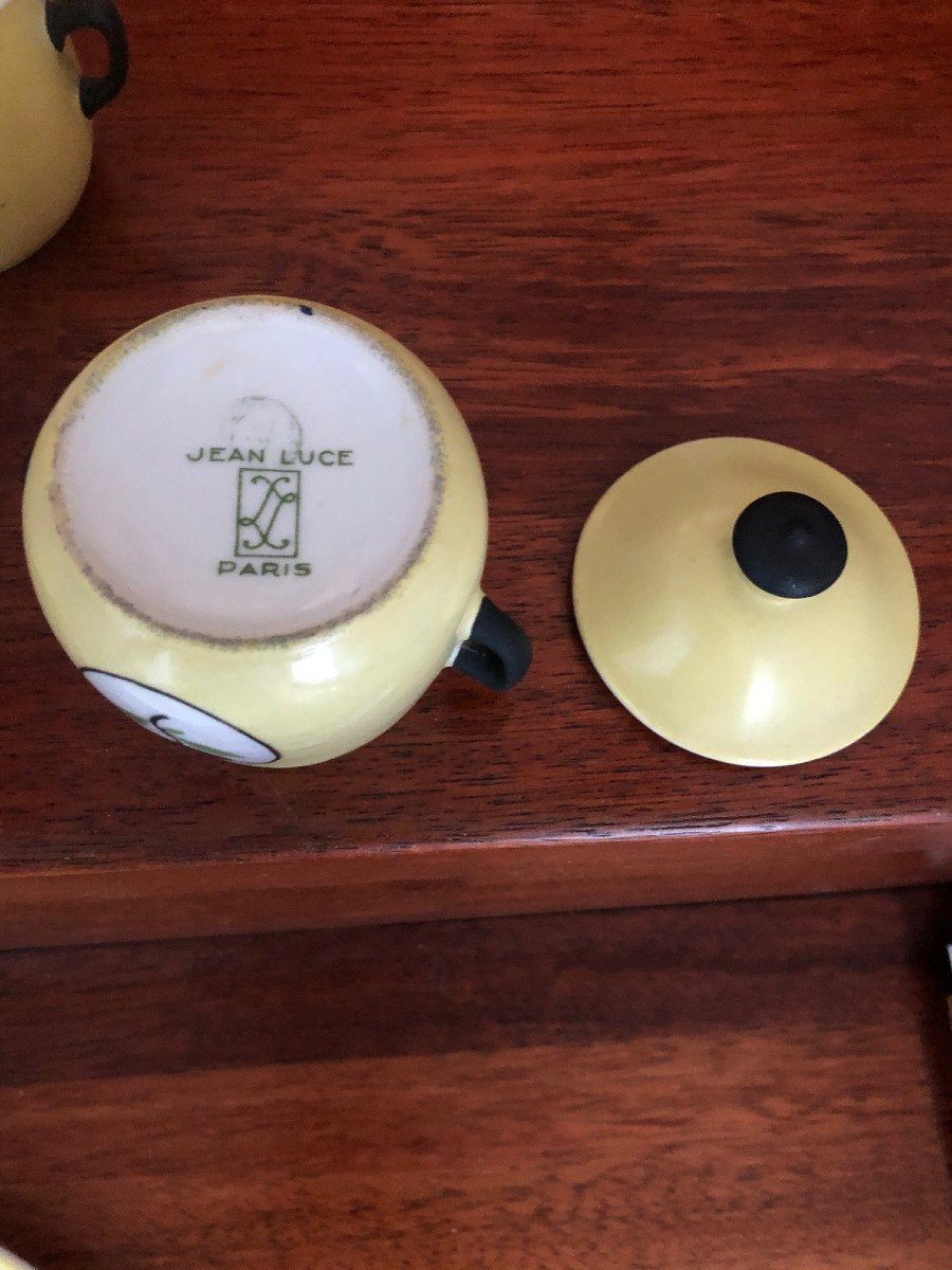 Porcelain Cream Jars Jean Luce Complete-photo-2