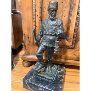 Regulated Metal Miner Statue 