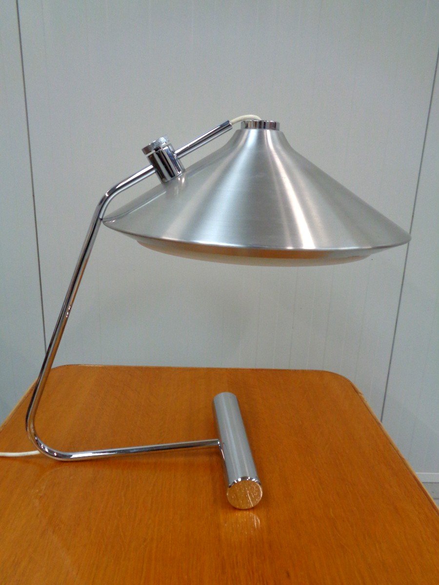 Chromed Steel Lamp 1970-photo-2