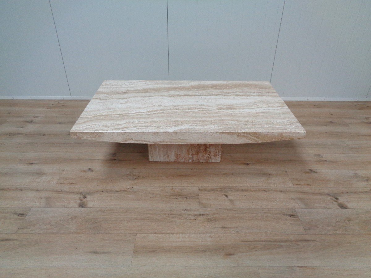 Travertine Coffee Table 1970-photo-2