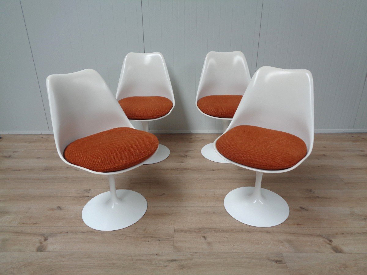 4 Chaises tulipes Knoll-photo-6