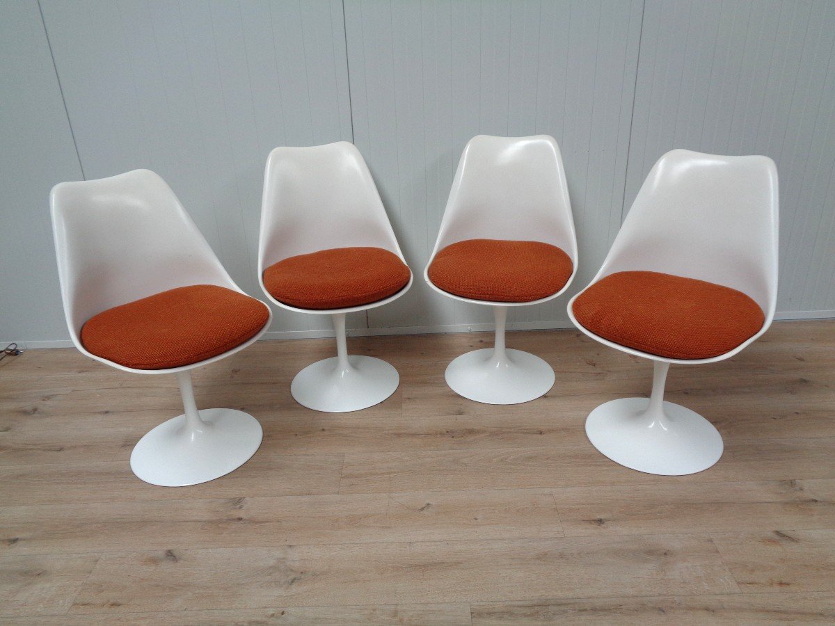 4 Chaises tulipes Knoll-photo-7