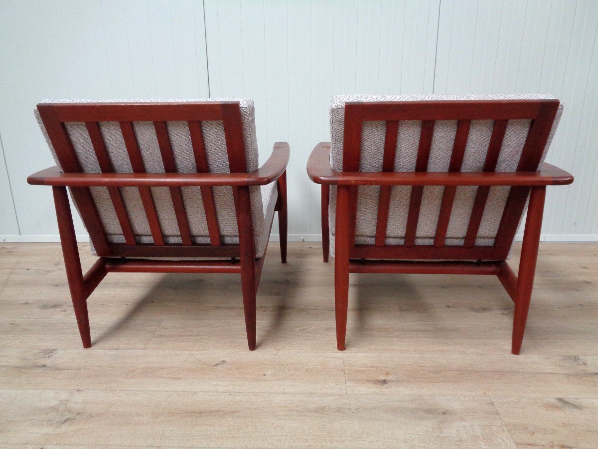 Pair Of Scandinavian Armchairs 1960-photo-3