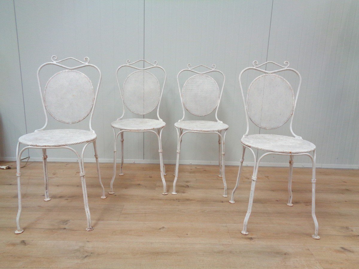 Garden Table And Chairs - Early 20th Century-photo-3