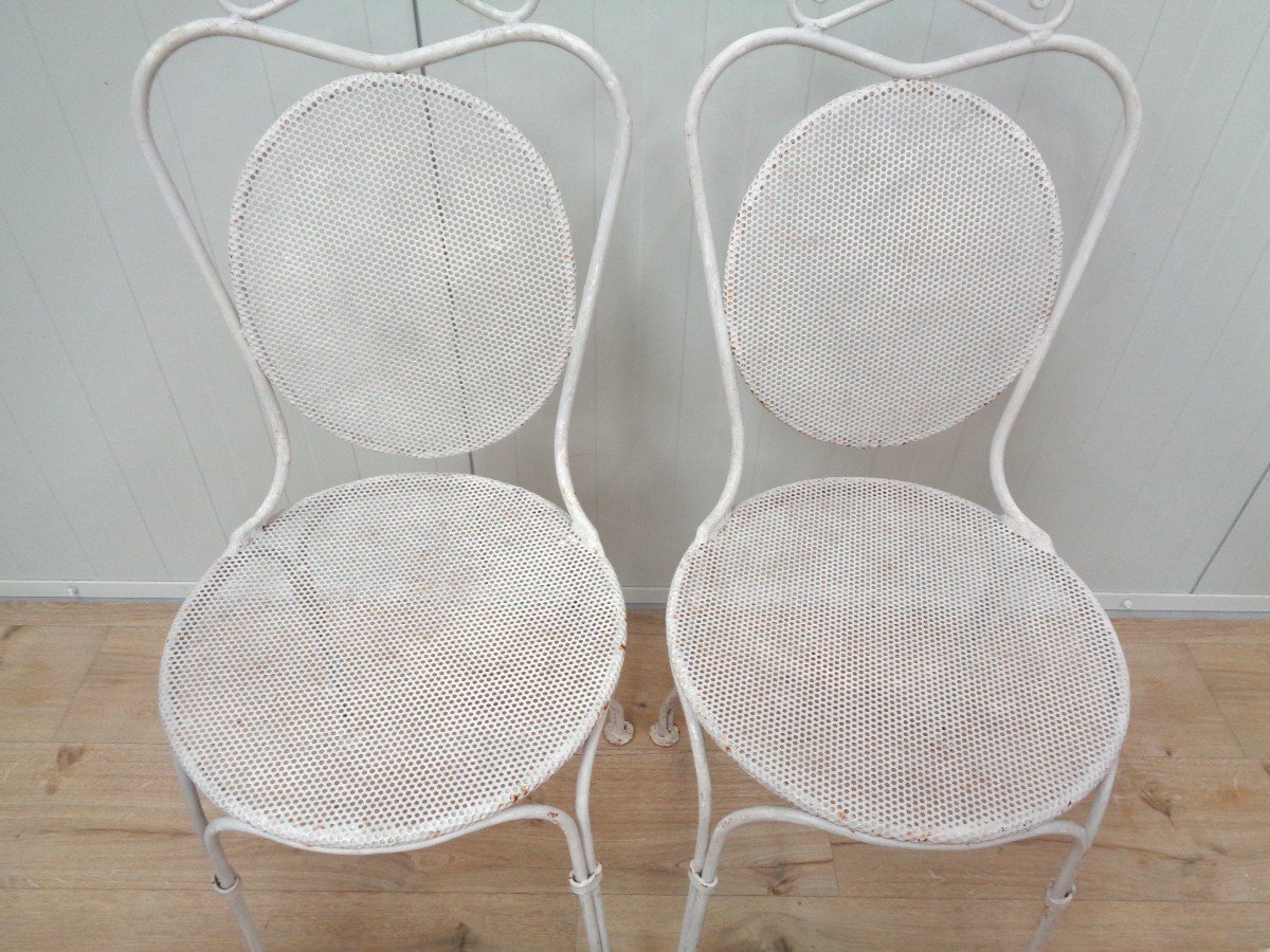 Garden Table And Chairs - Early 20th Century-photo-2