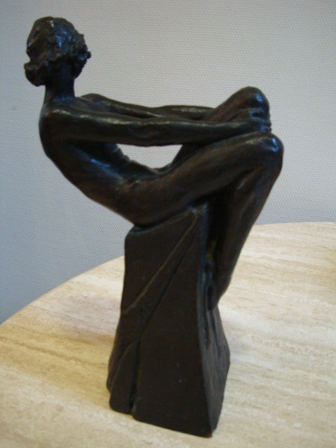 Art Deco Bronze Sculpture By Armel And Zannic Beaufils-photo-2