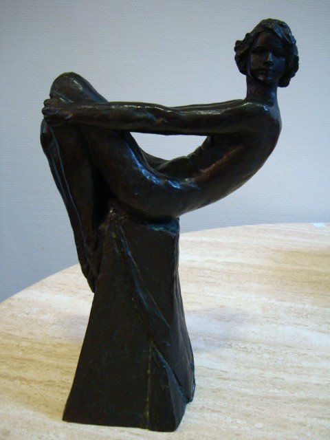 Art Deco Bronze Sculpture By Armel And Zannic Beaufils