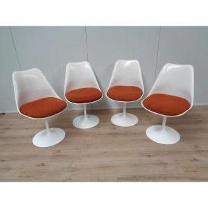 4 Chaises tulipes Knoll