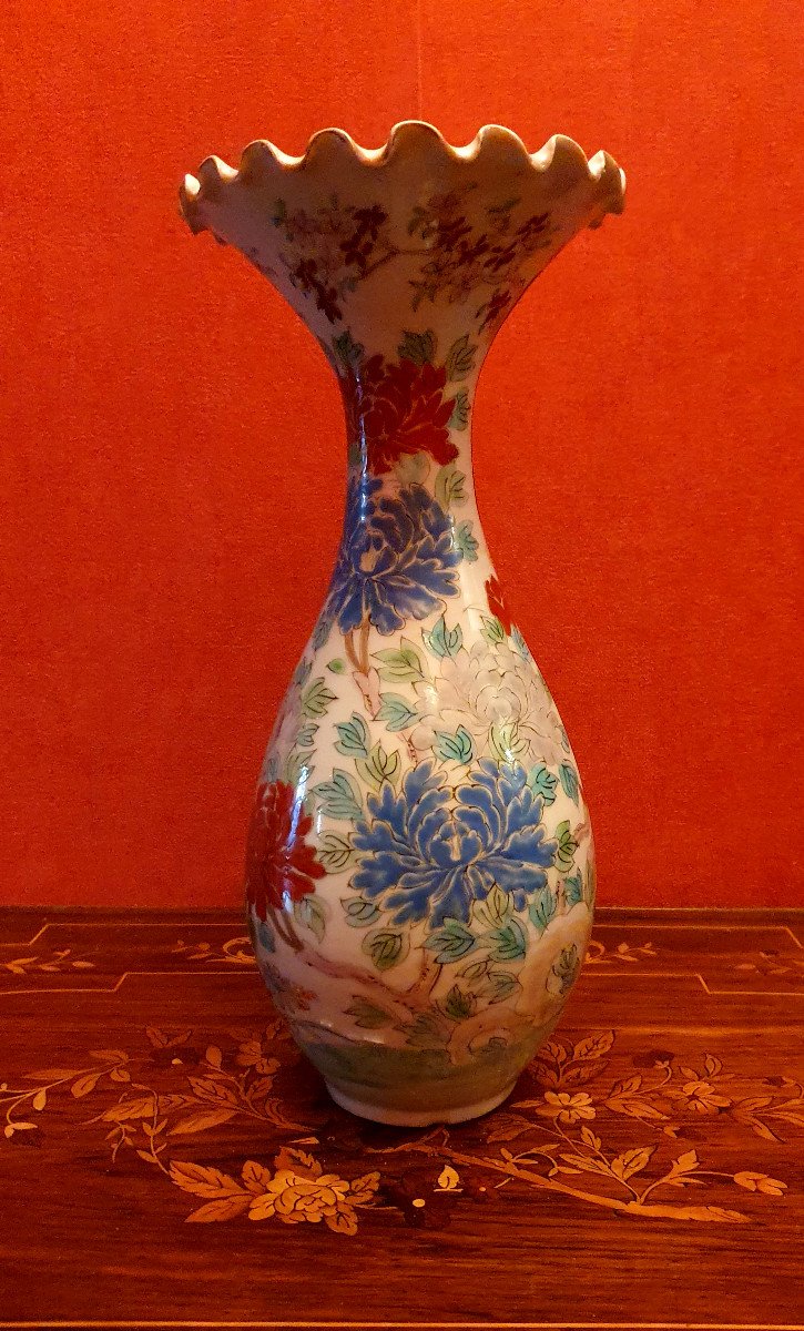 Vase à Collerette En Porcelaine Du Japon-photo-4