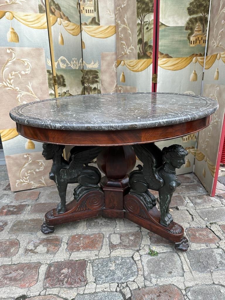 Empire Period Pedestal Table