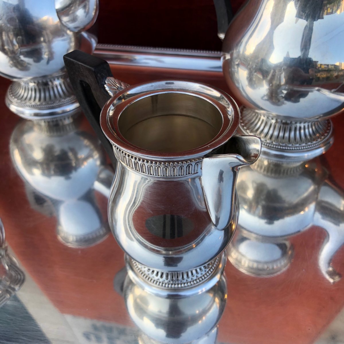 Christofle. Silver Metal Tea And Coffee Service-photo-2