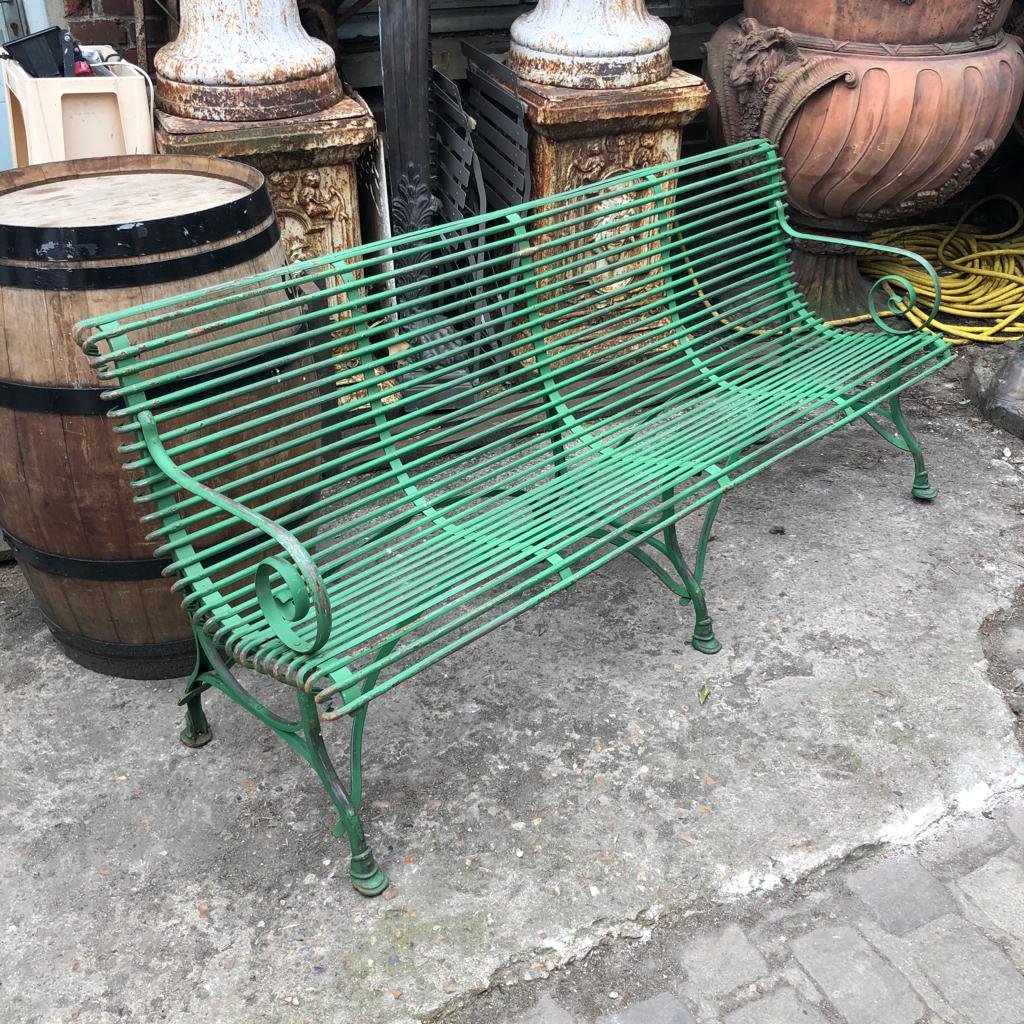 Paire De Fauteuils De Jardin En Fer Forgé . Ré - édition Des Modèles Arras -photo-8