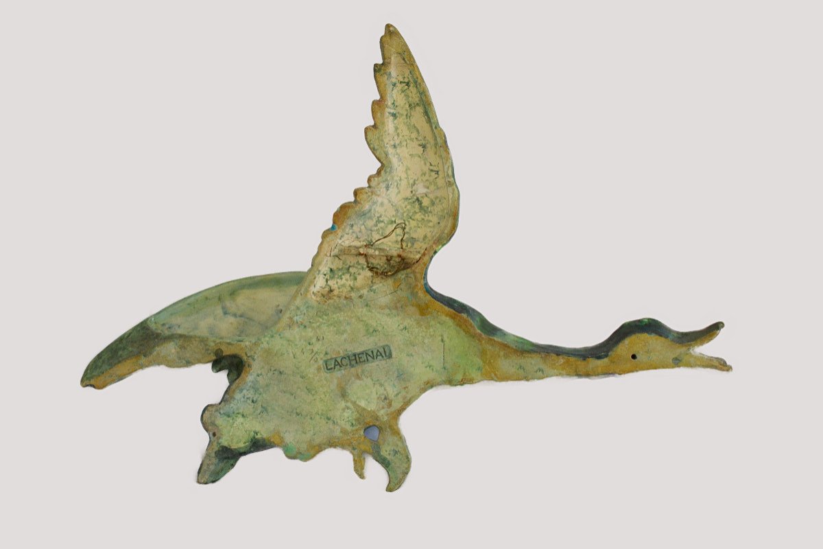 Wall-mounted Green Duck From Lachenal-photo-2