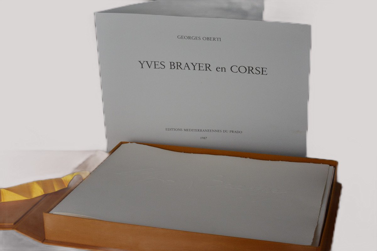 Lithograph And Book By Yves  Brayer-photo-3