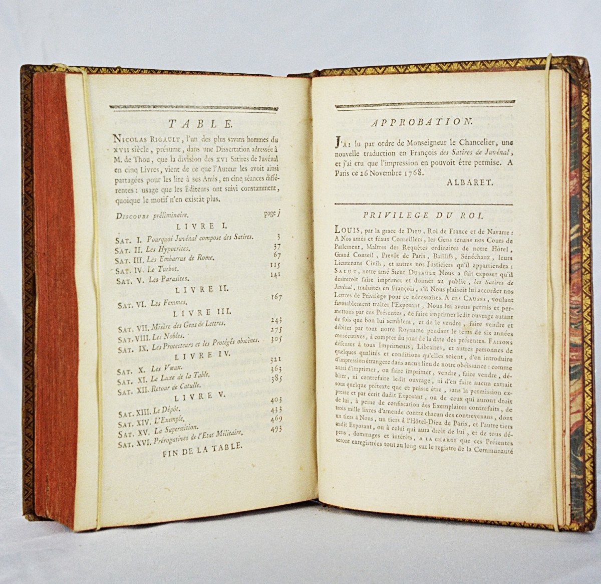 Satires Of Juvenal In Latin And French, Translated By Dusaulx In 1770-photo-2