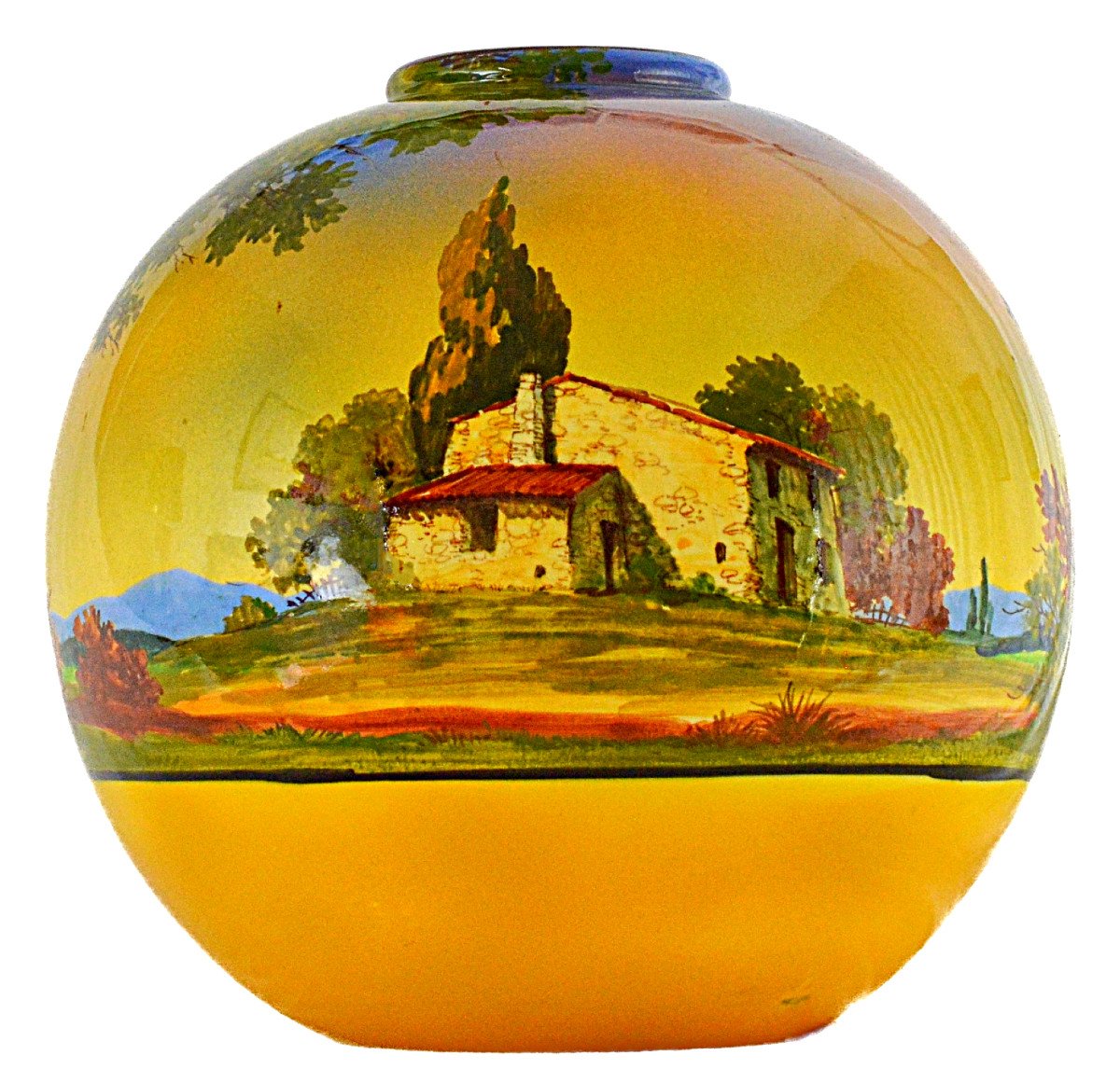 Boule Vase Of St-jean-du-désert By Emile Long-photo-5