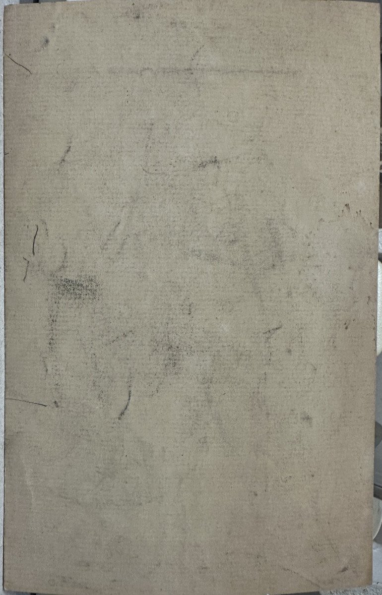 Dessin Expressionisme Allemand, école De Ernst Ludwig Kirchner:"etude d'Homme (serveur)" Fusain-photo-2