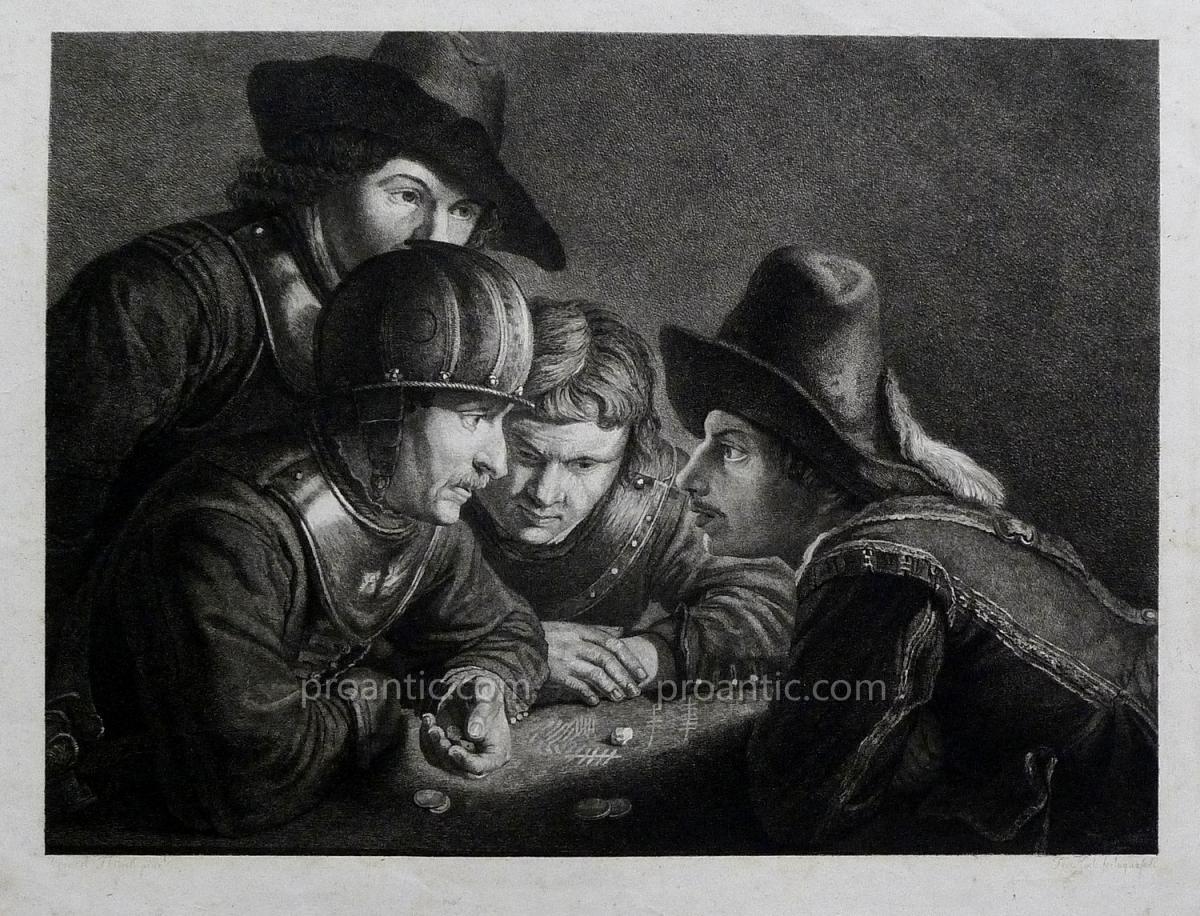 Koch Friedrich (1771-1832) "the Dice Players"