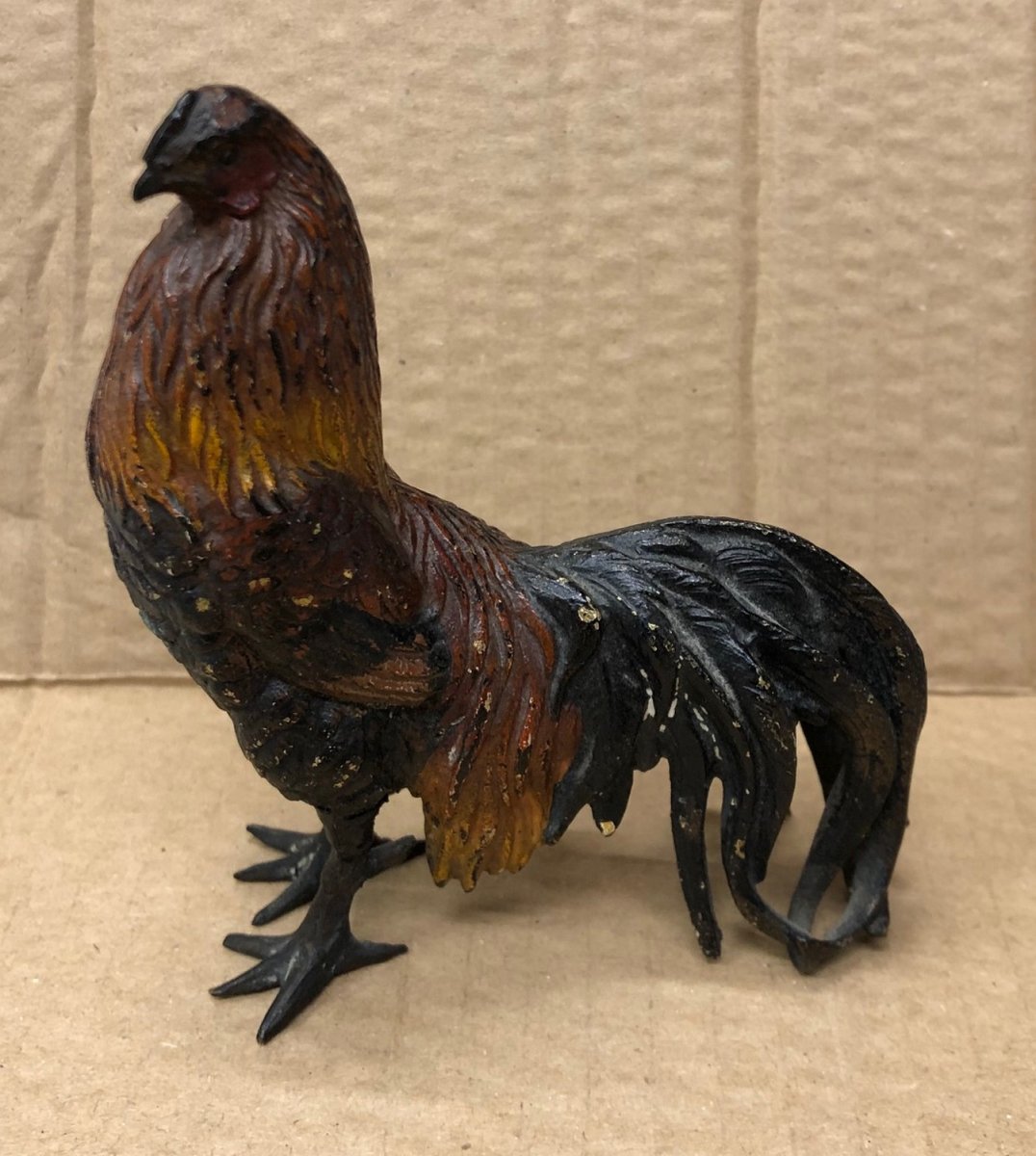 19th Century Vienna Bronze Representing "a Rooster"