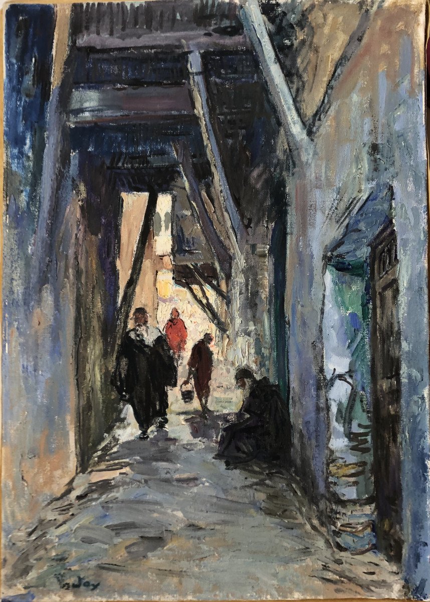 Proantic: Henri Jean Pontoy (1888-1968) ; animated Street Of The Mé