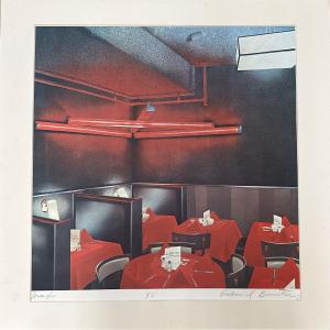 Richard Bernstein (1939-2002): "back Room Of Max's Kansas City, New York"; Offset Lithograph